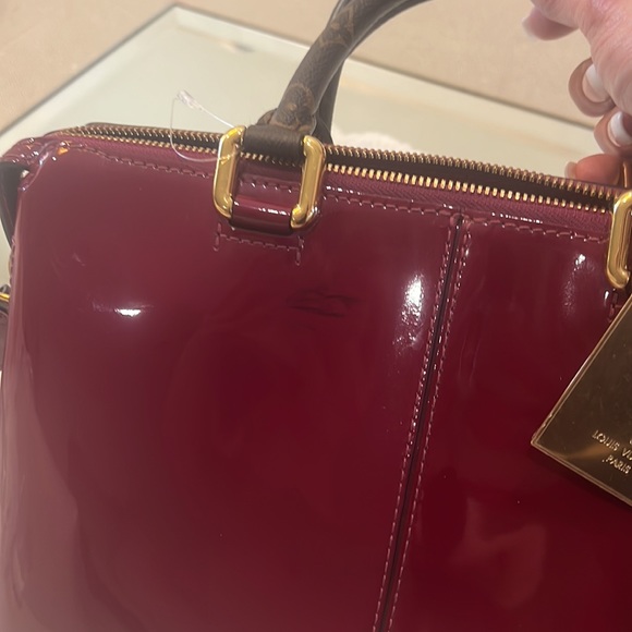 Louis Vuitton/vernis and monogram purse with strap and mirror - Picture 13 of 14
